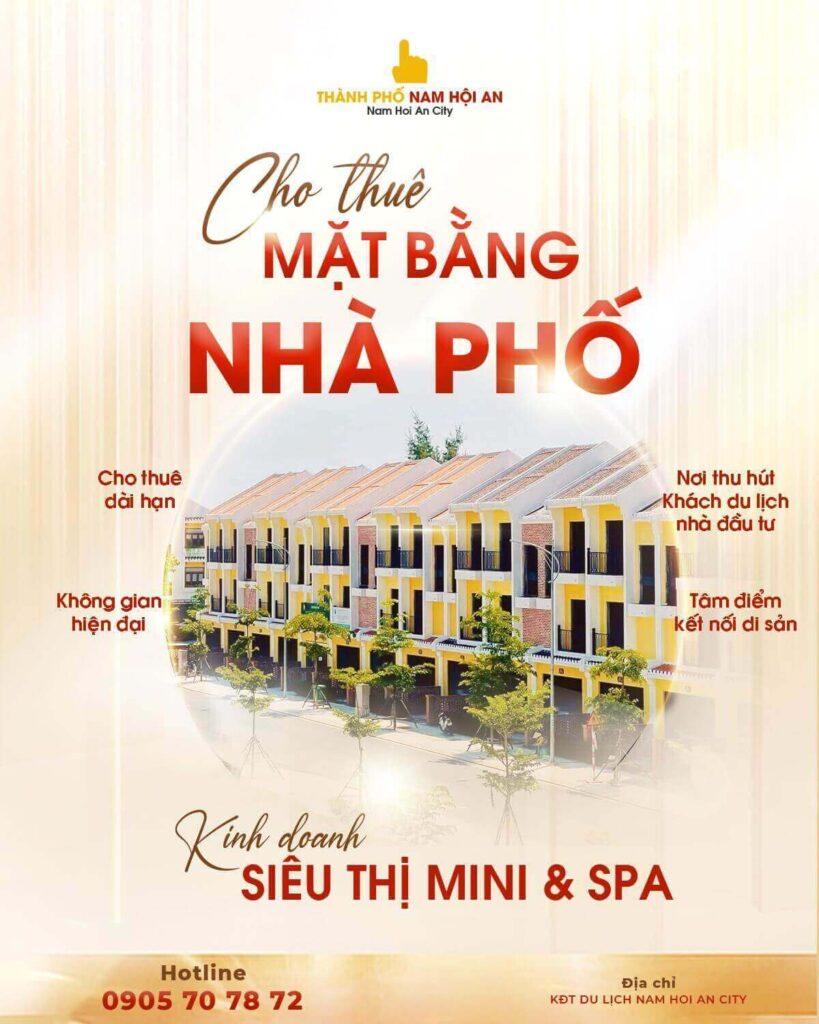 cho thue nha pho tai nam hoi an city