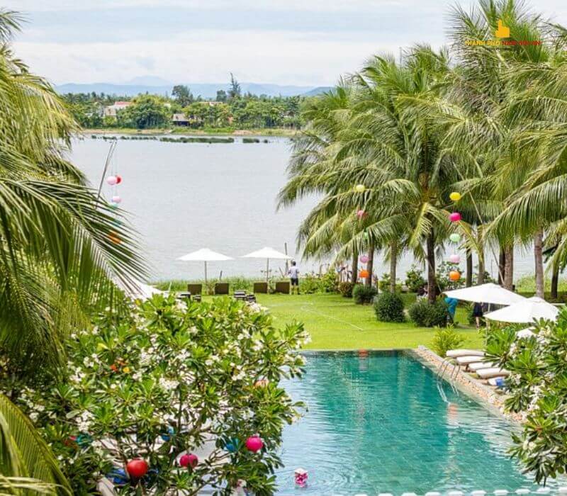 khách sạn Hội An view sông Thu Bồn
